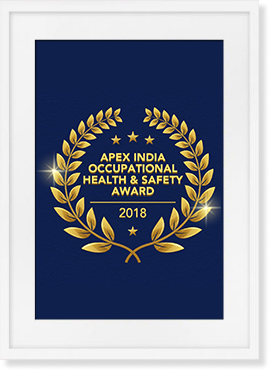 JSW Cement - Apex India Occupational Health & Safety Award 2018