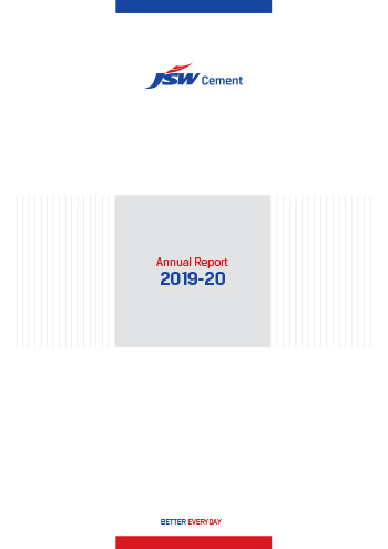 JSW Cement - Annual Reports - 2019-20
