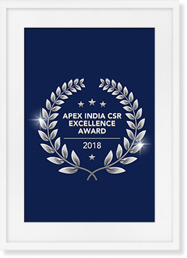 JSW Cement - Apex India CSR Excellence Awards 2018