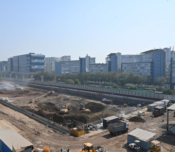 JSW Cement : Bandra Kurla Complex (BKC) high-speed rail station in Mumbai