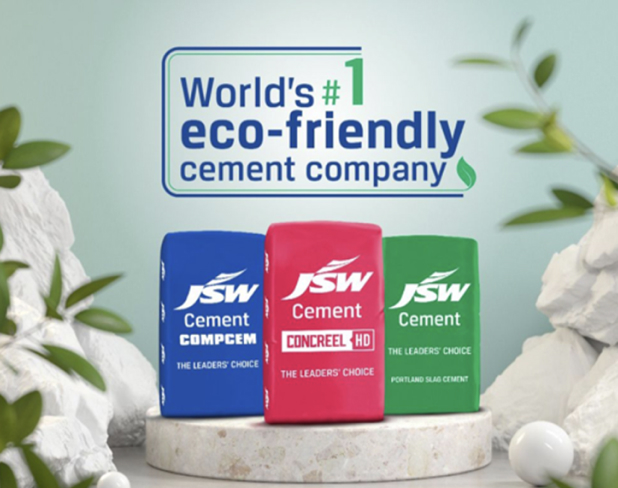 JSW Cement - WORLD'S NO 1 ECO FRIENDLY CEMENT COMPANY